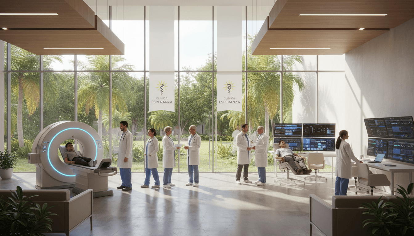 Hospital moderno en Mexico